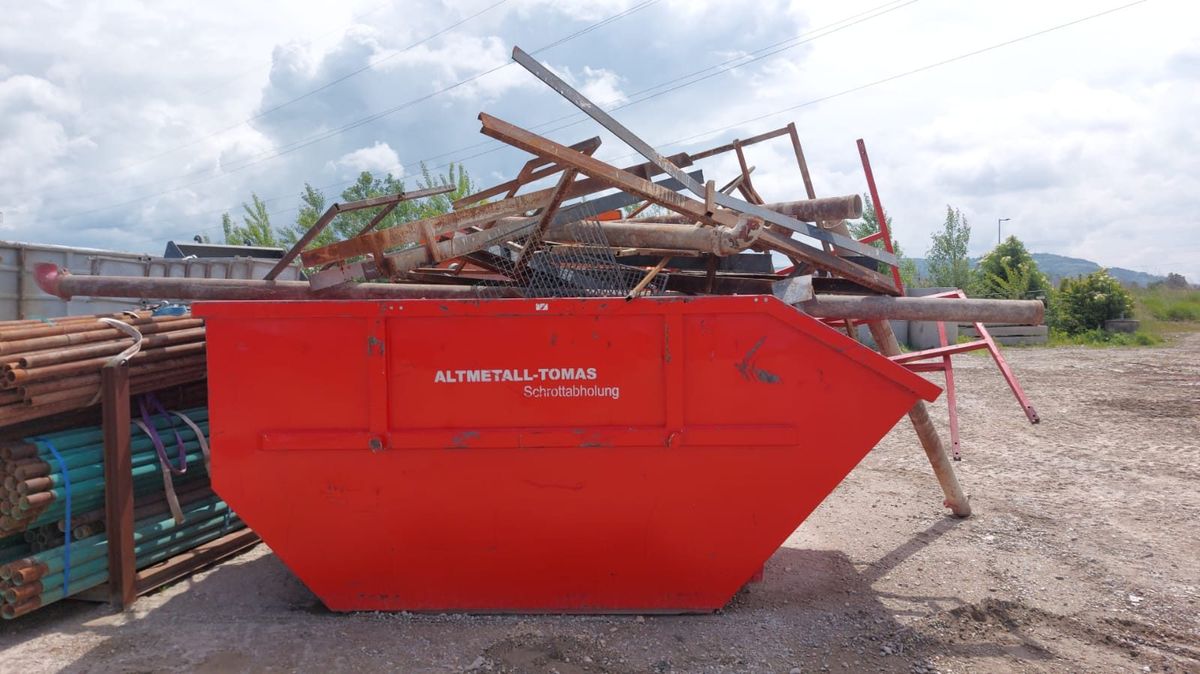 Altmetall Container Schrottabholung ALTMETALL-TOMAS
